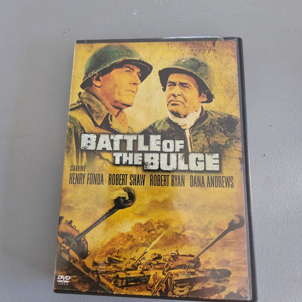 Battle of the Bulge DVD 1965 Henry Fonda Robert Shaw War Movie Widescreen